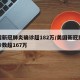 美国新冠肺炎确诊超182万/美国新冠肺炎确诊数超167万